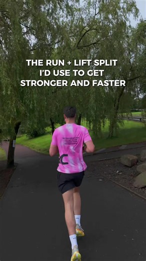 If I had 6 days to train and my goal was to get stronger and faster, this is how I’d structure it👇🏼 MONDAY - LOWER BODY STRENGTH -Squat patten (back squat / front squat) -Hip hinge (trap bar / RDL) -Unilateral movement (split squat) -Calf raises -Core work TUESDAY - EASY RUN 10-12K -A simple aerobic run focused on keeping heart rate under control. WEDNESDAY - UPPER BODY STRENGTH -Vertical pull (pull ups / lat pulldown) -Horizontal push (bench / DB press) -Horizontal pull (row variation) -Shoul