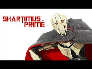 Star Wars General Grievous Deluxe 6 inch Black Series Revenge of the Sith Movie Figure Review