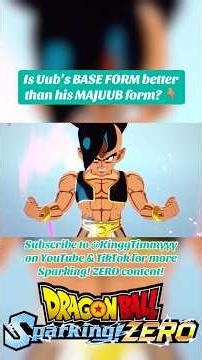 Is Uub’s BASE FORM better than his MAJUUB form? 👇🏽 #dragonball #sparkingzero #gaming #dbz #uub