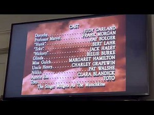 The Wizard of Oz (1939) - TNT End Credits - 12/4/2022