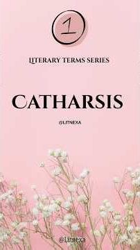 Meaning of Catharsis #literaryterms #literature #catharsis #aristotle