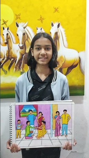 #viral memory drawing for intermediate and #elementary drawing exam2024#manisha sudhir art studio