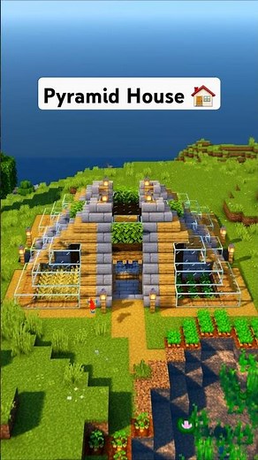 Minecraft Pyramid House 🏠 #minecraft