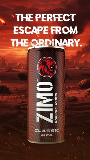 Zimo Energy Drinks on Instagram: "TASTE THE SUN. FEEL THE FIRE. ZERO GUILT. 🔥 The perfect escape from the ordinary is here. Fuel your FOCUS and defy limits with ZIMO Classic Energy Drink. Get your roar back. #ZIMO #EnergyDrink #ClassicEnergy #TasteTheSun #adventure"
