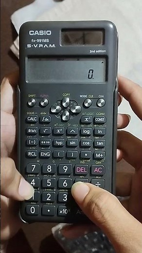 Rectangular to polar and polar to rectangular conversion in casio fx-991MS calculator #education