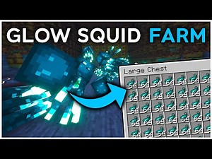 The BEST Glow Squid Farm in Minecraft Java 1.21 (Tutorial)