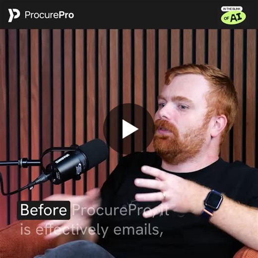 AI in procurement is mostly theatre… until the work actually lives somewhere. Last week I joined Georgie Healy on In The Blink of AI to talk about where AI actually fits in our world at ProcurePro.… | Tom Newby