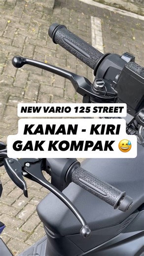 Dimas Popo Pradopo on Instagram: "Asli kocak deh ini, tuas rem New Vario 125 Street kanan dan kiri gak sama hehee.. Secara fungsi gak ada masalah, aman aja tapi diliatnya kurang enak hehe. Oiya rem depan sekarang pakai Nissin lagi, empuk dan lumayan pakem, mantabs 👍. #vario #vario125 #variostreet #hondavario125 #hondavario125"
