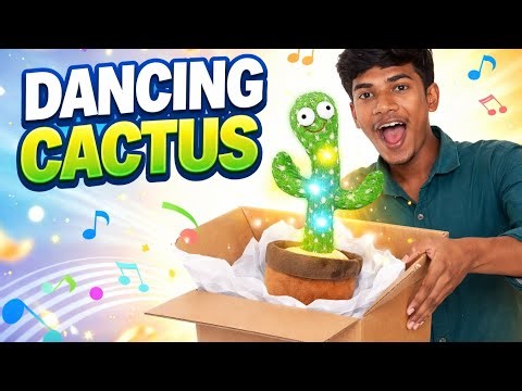"Talking Dancing Cactus "🌵. Unboxing Funny Toy😱😱. #alokmeansfire #unboxing 