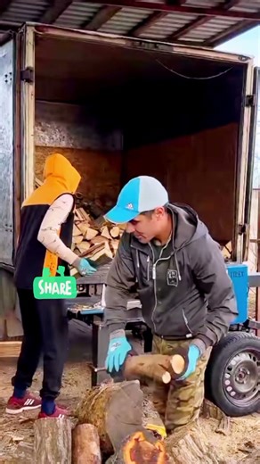 Log Splitter #logsplitter #firewood
