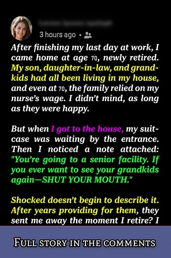 Full story in the comments ⬇️⬇️⬇️ | Create Story | Facebook