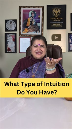 Dr Neeti Kaushik on Instagram: "Intuition doesn’t speak the same language to everyone. For some, it’s a feeling. For others, it’s a knowing, an image, or a sudden clarity. In this video, I talk about different types of intuition and how yours may be communicating with you — often more clearly than you realize. This is Part 1. Listen closely. #Intuition #InnerGuidance #SelfAwareness #SpiritualGrowth #EnergyAwareness"