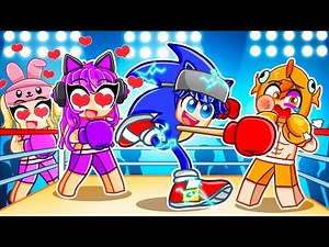Rizzing Up Girls as SONIC in Roblox UNTITLED BOXING GAME!