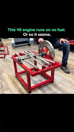 This V8 Engine Runs On No Fuel (But There's A Catch)