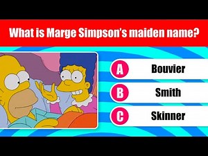 Can You Pass This Simpsons Quiz? Take This 30-Question Simpsons Quiz!