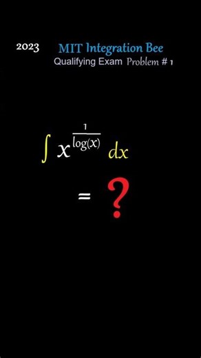 How to Solve MIT’s Easiest "Hard" Integration in 30 Seconds? (2023 MIT Integration Bee)