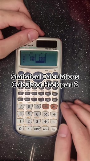 Statistical Calculations Calculator Hack part 2 #gcse #gcsemaths #calculatortricks #calculator #fyp #maths #mysweldobudol #foryou #calculatorhack #scientificcalculator
