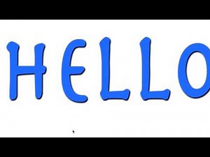 How To Make A Simple GIF (Color Changing Text)