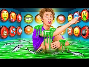 水下 100 个神秘按钮。只有 1 个能让您逃出盒子!!