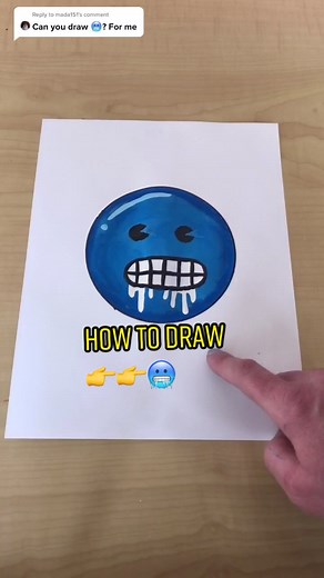 How to Draw a Cold Face Step by Step Tutorial