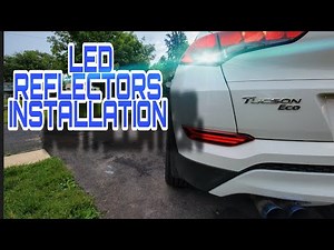 #huyndai #tucson 2017 HYUNDAI TUCSON LED REFLECTORS INSTALLATION!!!