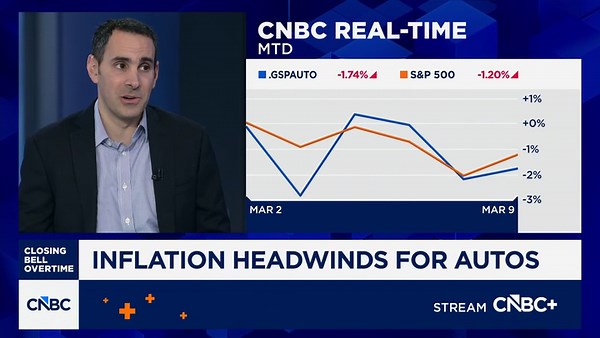 Barclays' Dan Levy on inflation headwinds for the automobile sector