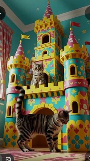 Cat’s Magical Castle Adventure 🏰😺 | Cutest Fantasy Cat Video Ever!