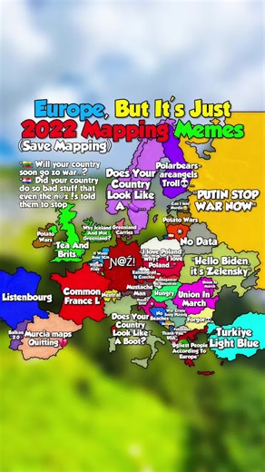 Holy peak Europe but it's just 2022 mapping memes Ib @Mapper from greece🇬🇷† #geography #europe #map