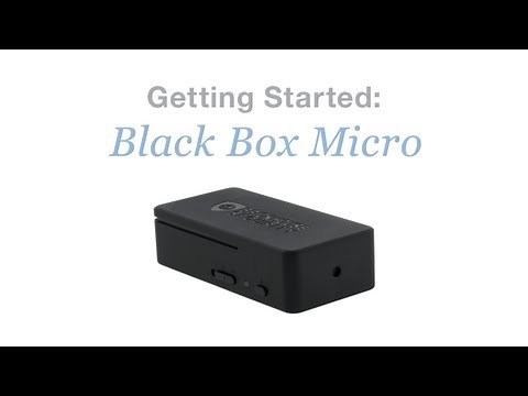 Tutorial Video: Getting Started with the Black Box Micro