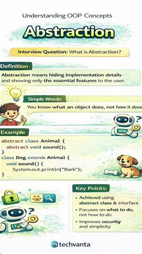 #oops #abstraction #java #learnjava #javaadvance