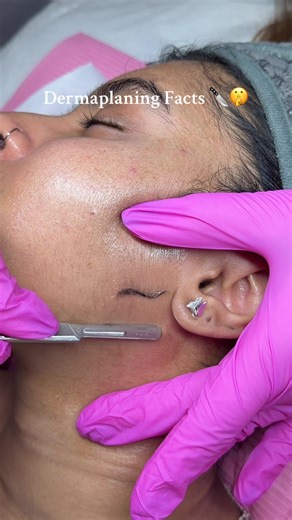 Dermaplaning Facts 🤫🔪 Dermaplaning has so many benefits and here’s some of it 😍 Dermaplaning blade is from @DermaplanePro use my discount code “MH10” #dermaplaning #satisfying #facial #facts #dermaplane #dermaplaningfacial #glassskin #glowingskin #2026bride #bride #brides #bridaltiktok #bridalmakeup #esthetician #longisland #newyork #hicksville #nyc #facials #glassskinroutine
