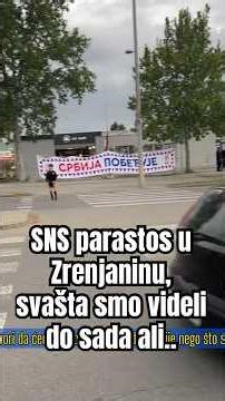 SNS parastos u Zrenjaninu, svašta smo videli do sada ali..