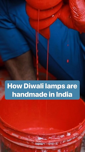 17K views · 120 reactions | Two different types of clay and cow dung make up the base for these Diwali lamps. #diwali #diya #india | Culture Insider | Facebook