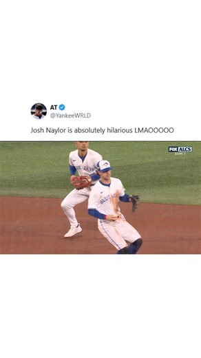 Josh Naylor is comedy GOLD! 😂🤣 #bluejays #JoshNaylor #baseball #MLB #fblifestyle | Feelings Baseball
