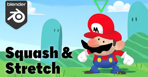Kai Müri - New Tutorial: How to Add Squash & Stretch to Anything in Blender
