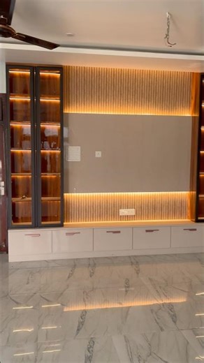 Tv unit work modular tv units #interiordesign