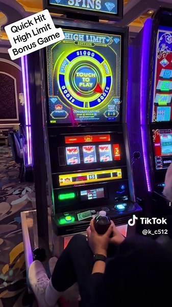 Experience Quick Hit High Limit Bonus Game at Bellagio