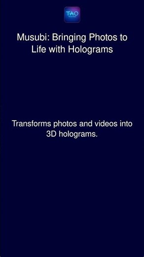 Musubi: Bringing Photos to Life with Holograms
