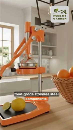 Commercial Manual Juicer | Heavy-Duty Stainless Steel Citrus Press for Fast & Fresh Juice Extraction
