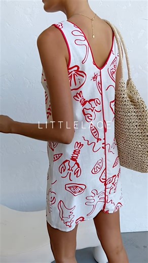 7.7K views | Loving this new print 咽 Shop the Marlowe Mini Dress online now! | Littlelace | Facebook