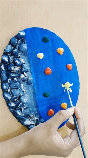 Beautiful Sea Shell Art// Handmade Coastal Home Decor // Shell Craft ✨😍 #shorts#youtubeshorts#viral