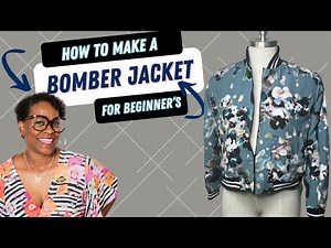 How To Sew a Bomber Jacket for Beginner's