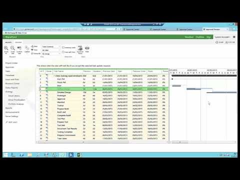Approve Task Updates from Team Members in Project Server 2013