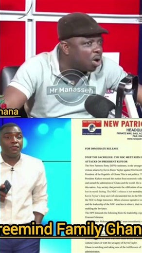 Kevin Taylor and the NDC'S response to the NPP'S toilet letter demanding apology for Kufuor