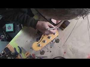 Bass Guitar Nut Removal and Install
