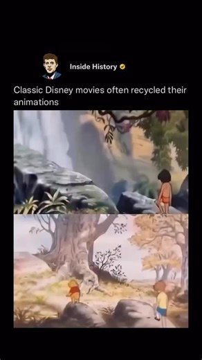 Inside History | Classic Disney films often reused animation sequences to save both time and money — a practice known as “rotoscoping” or animation reuse.... | Instagram