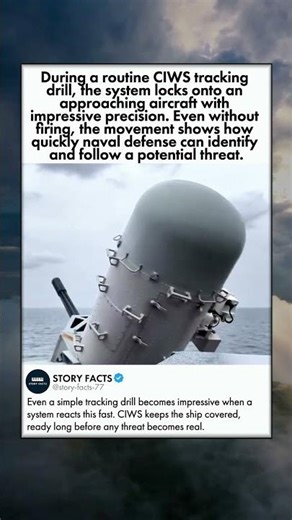 During a routine CIWS tracking drill, the system locks onto an approaching aircraft