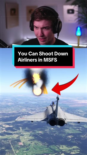 You Can Shoot Down Airliners in MSFS #msfs #aviation #flightsim #rafale