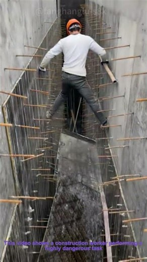 High-Risk Construction: Worker in a Perilous Position