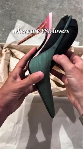 Luxury YSL Heels Unboxing 👠😍 | Saint Laurent Designer Shoes #Shorts #heels #ysl #fashion